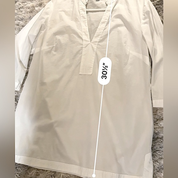 NEW PHOTOS added! Ann Taylor lightweight side split hem tunic top, EUC - Picture 9 of 10